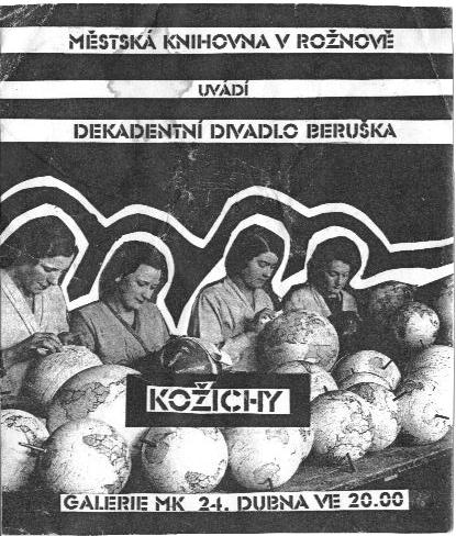 Plakát k představení, autor Pavel Zajíc